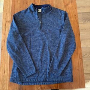 Rorie Whelan Golf Men's Blue 1/4‎ zip Pullover Sweatshirt Size XL
